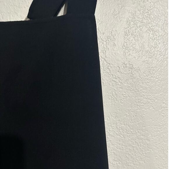 The Row Margaret Overalls size XS Black Stretch Wool Silver Hardware - Picture 13 of 15